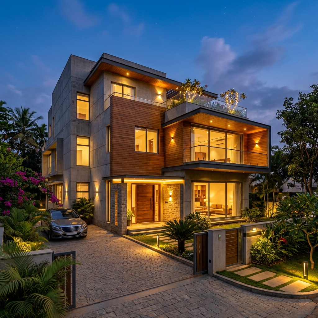 Arjun Nagar Residence by Vivido Architects